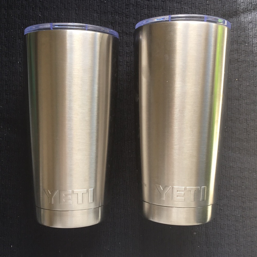 Yeti rambler 20oz tumbler set of 2 stainless steel